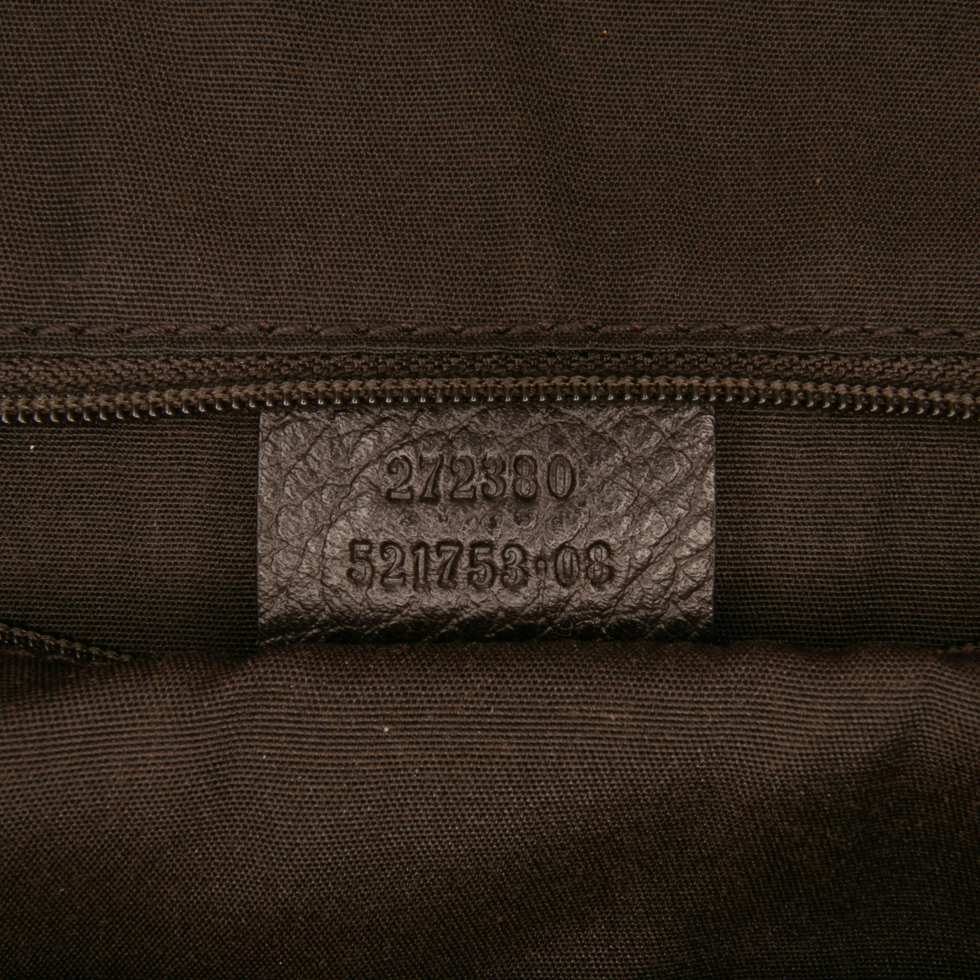 Large GG Crystal Half Moon Crossbody