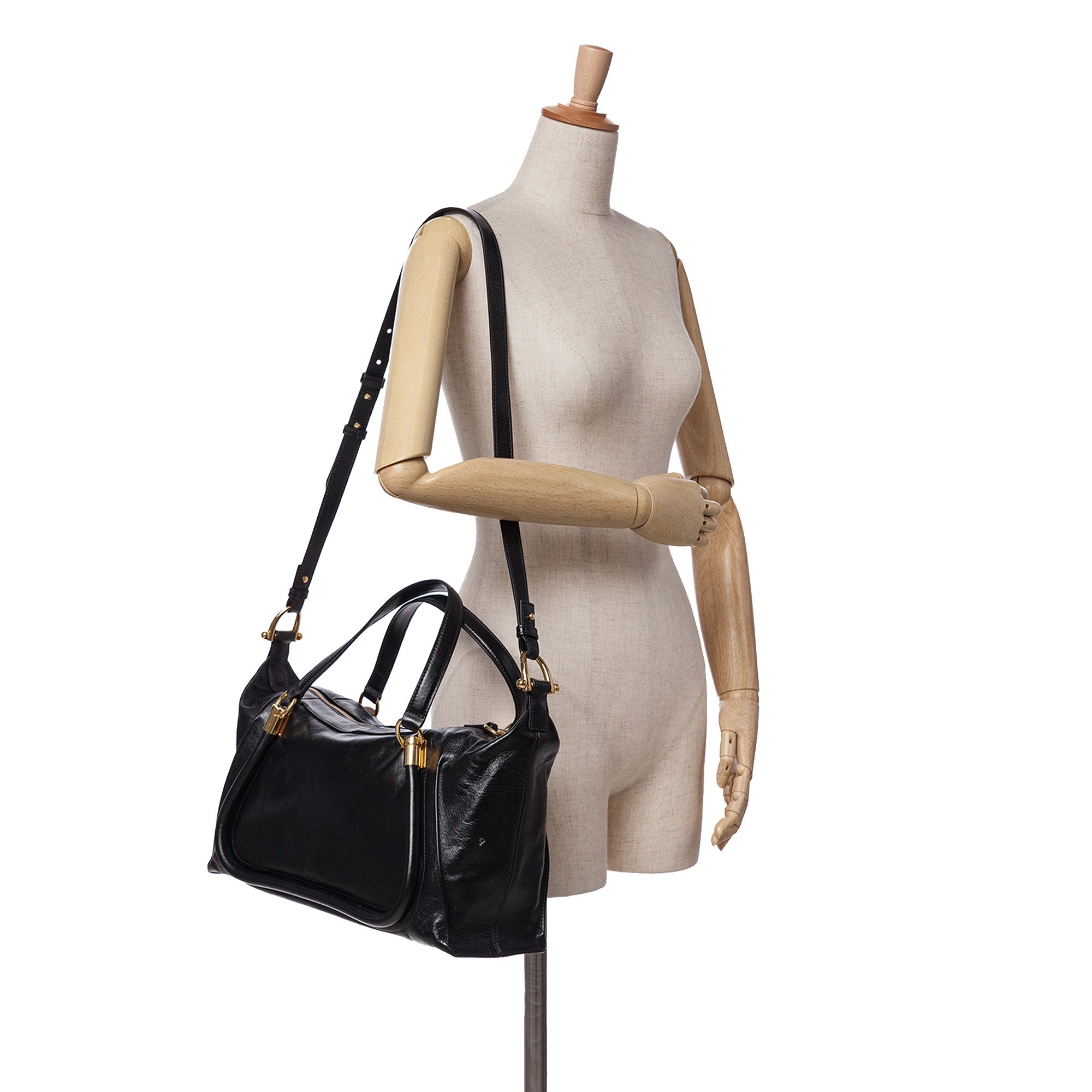 Shiny Calfskin Paraty 24 Satchel