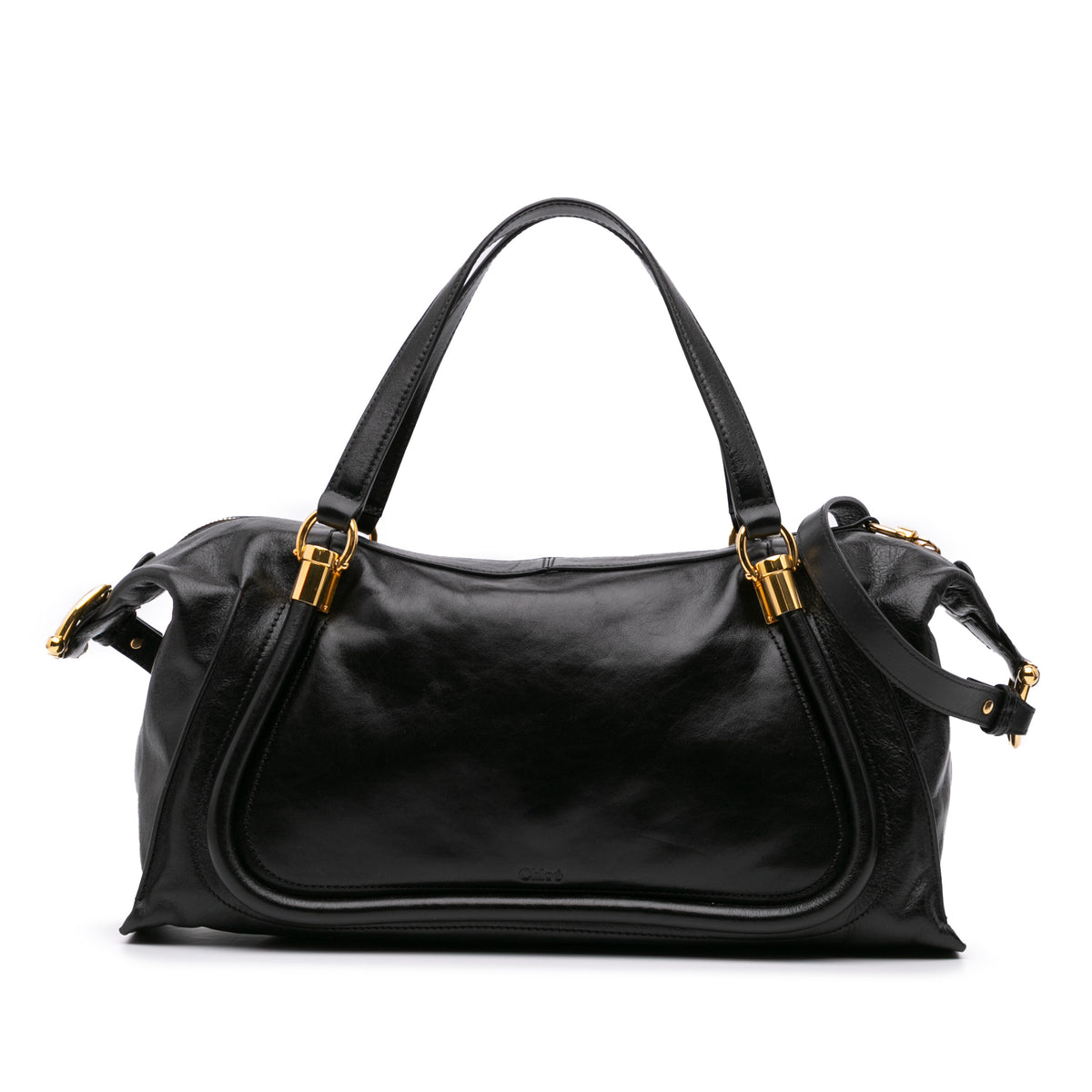 Shiny Calfskin Paraty 24 Satchel