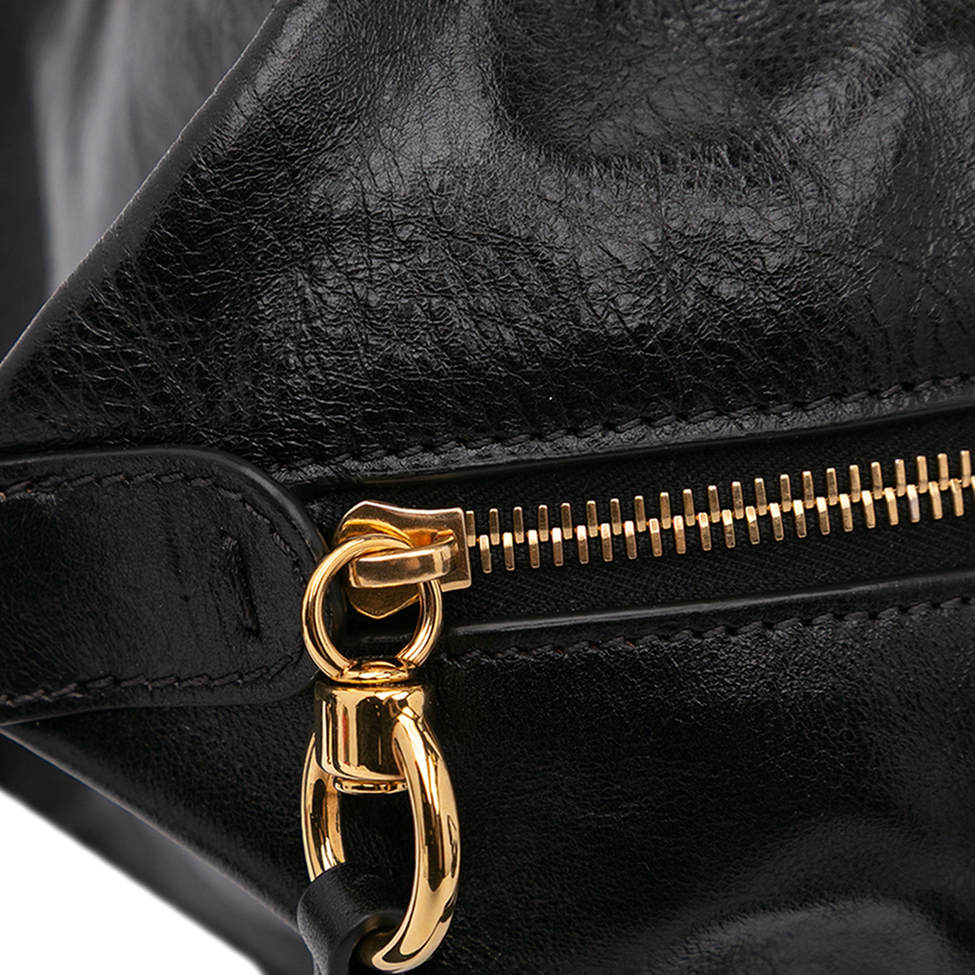 Shiny Calfskin Paraty 24 Satchel