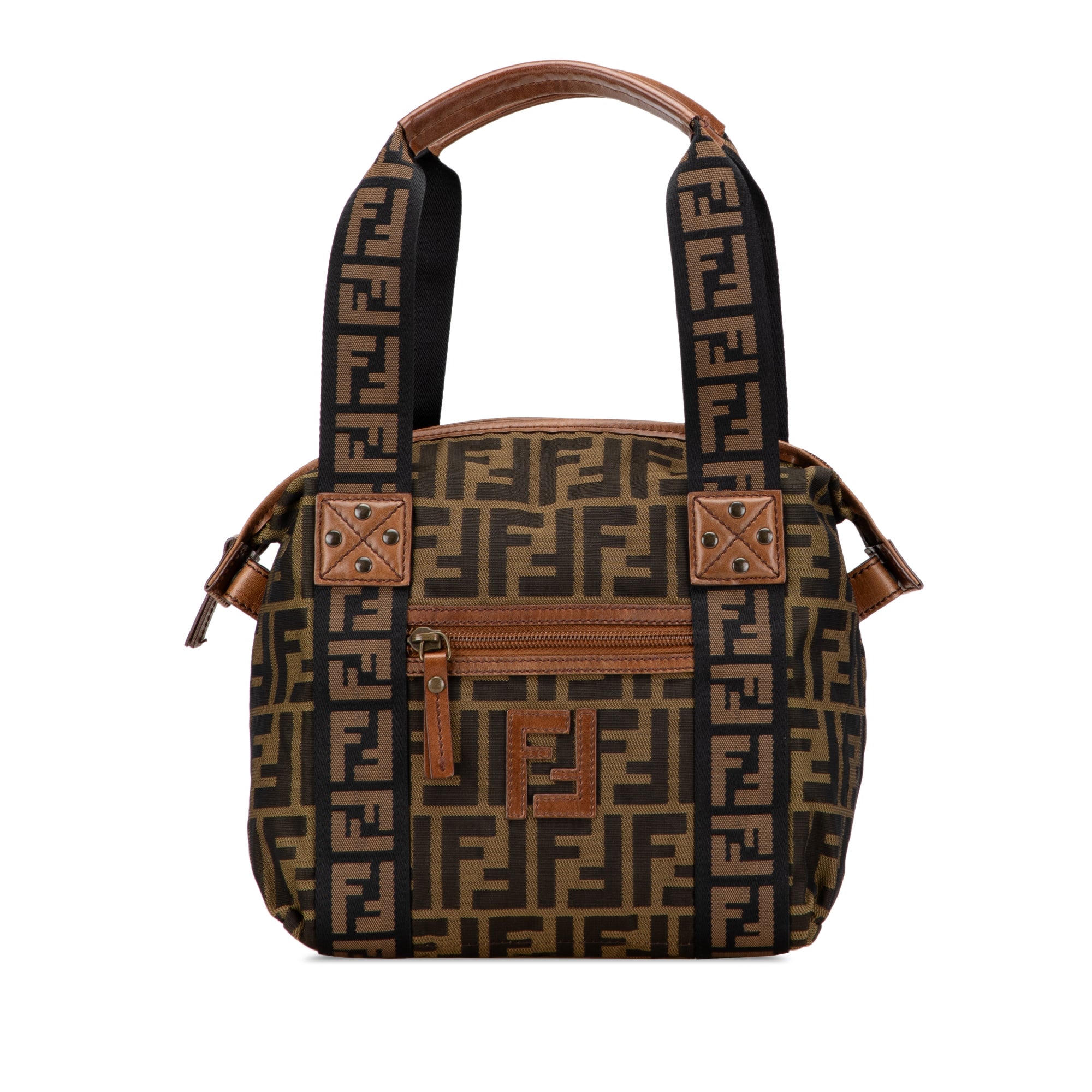 Zucca Canvas FF Handbag