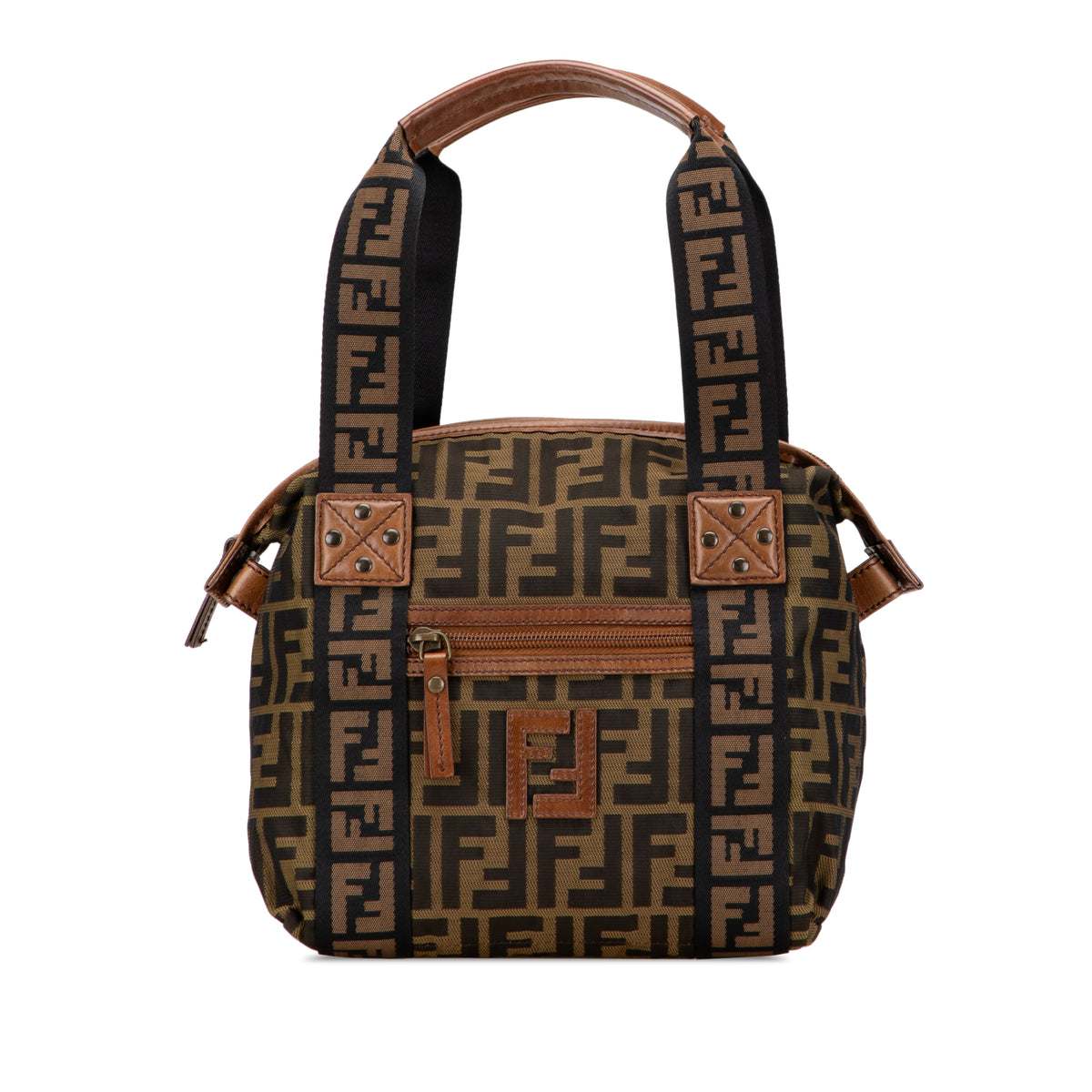 Zucca Canvas FF Handbag