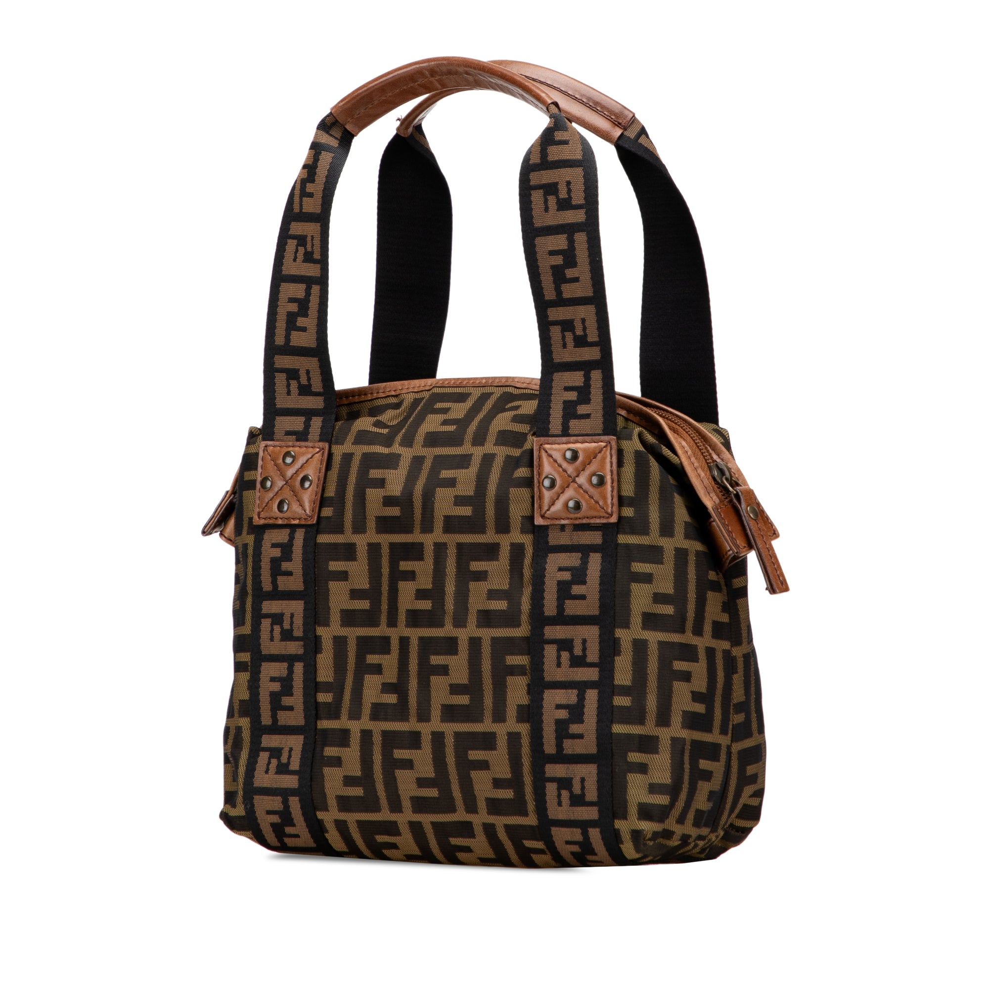 Zucca Canvas FF Handbag