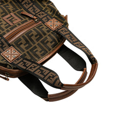 Zucca Canvas FF Handbag