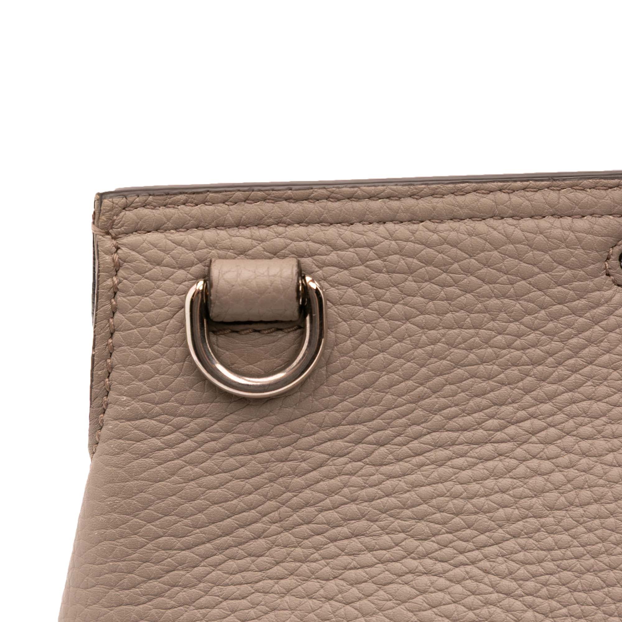 Large Leather Bamboo Daily Satchel