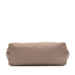Large Leather Bamboo Daily Satchel