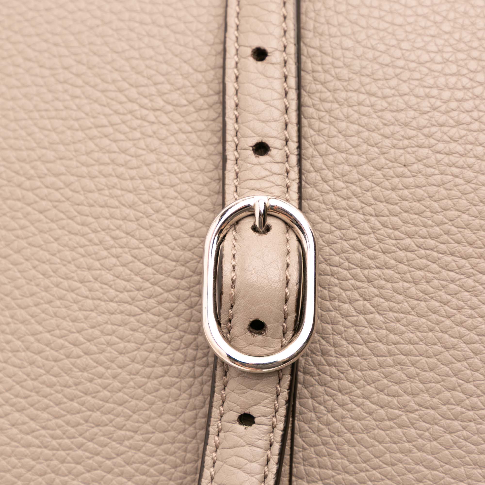 Large Leather Bamboo Daily Satchel