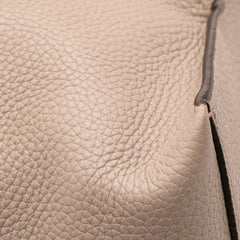Large Leather Bamboo Daily Satchel
