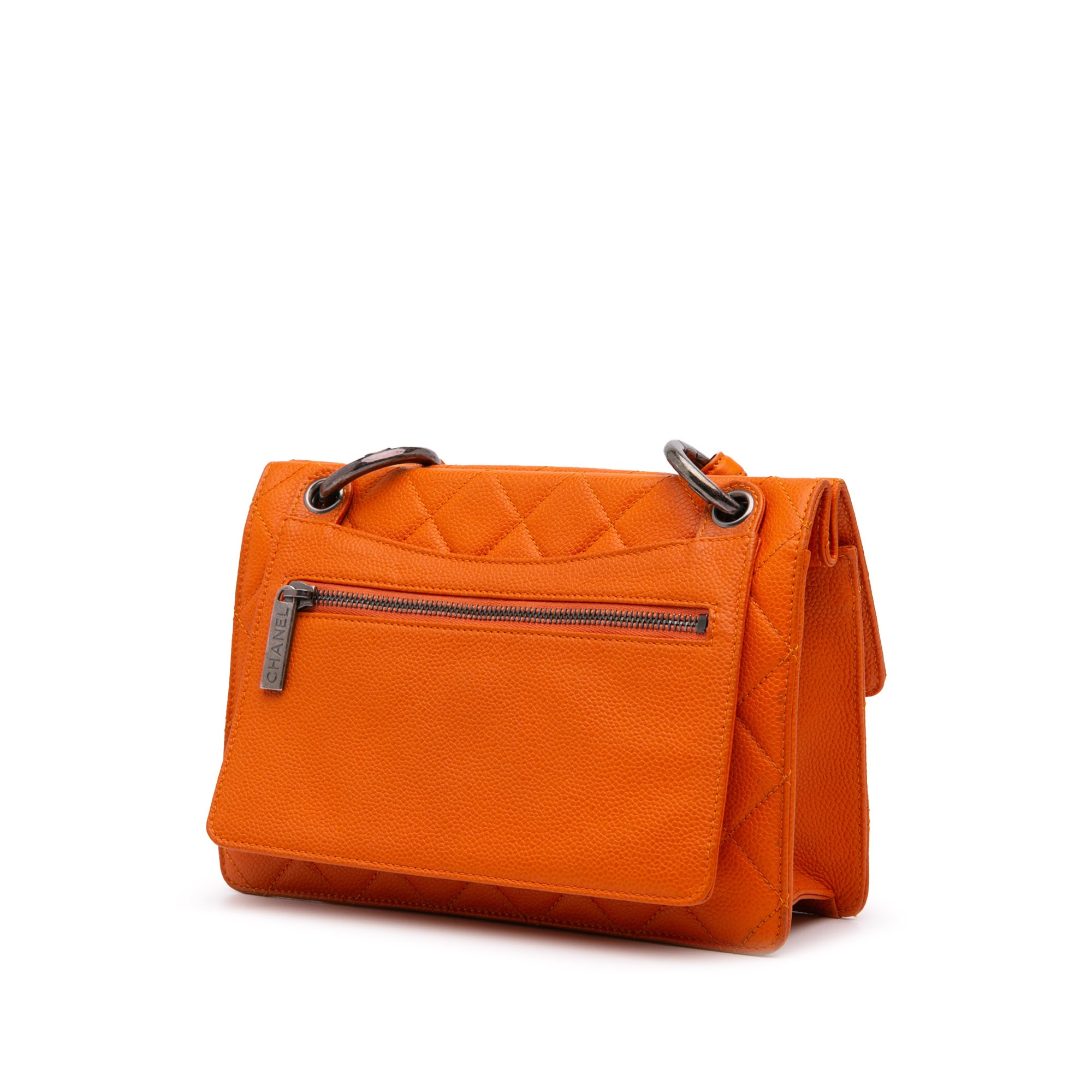 Quilted Caviar Retro Class Flap