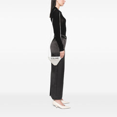 Smooth Calfskin Logo Triangle Crossbody