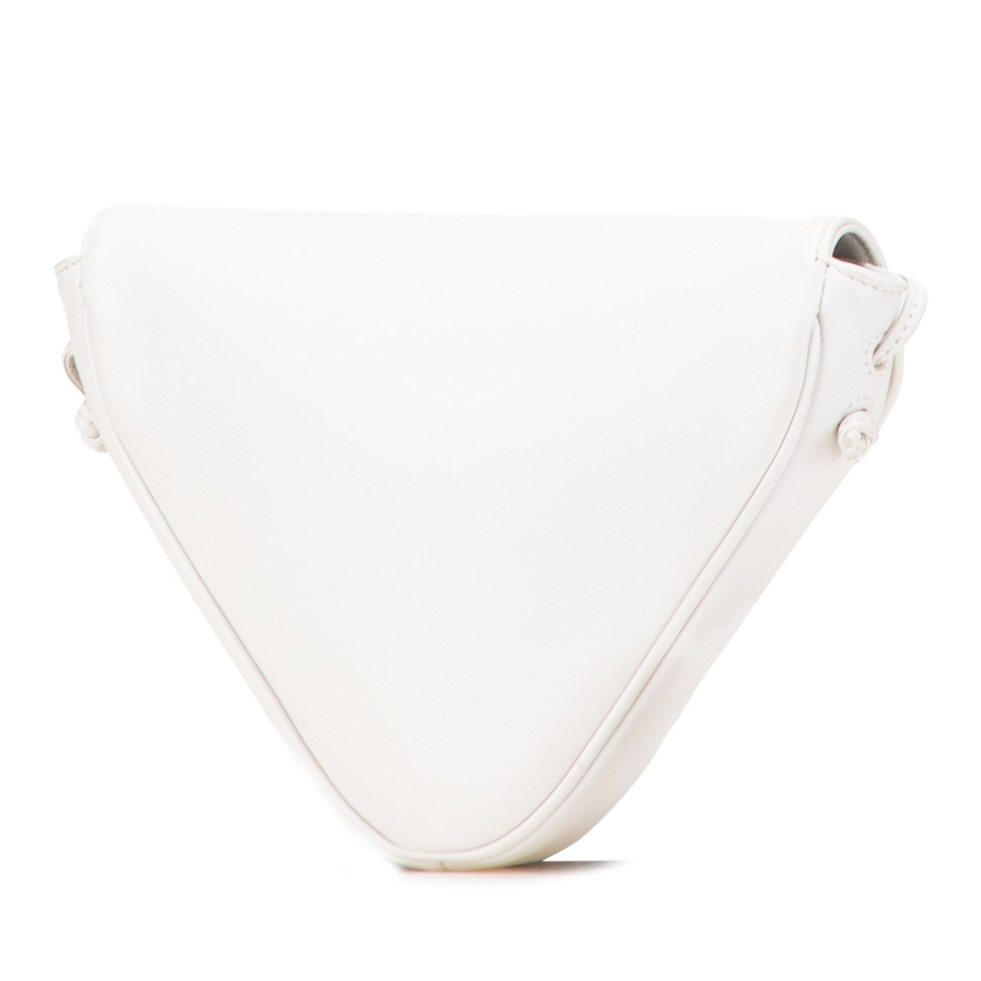 Smooth Calfskin Logo Triangle Crossbody