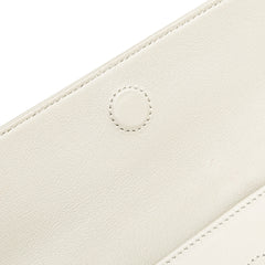 Smooth Calfskin Logo Triangle Crossbody