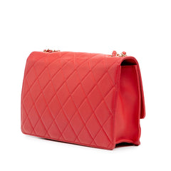 Large Quilted Lambskin Golden Class Flap