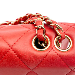 Large Quilted Lambskin Golden Class Flap
