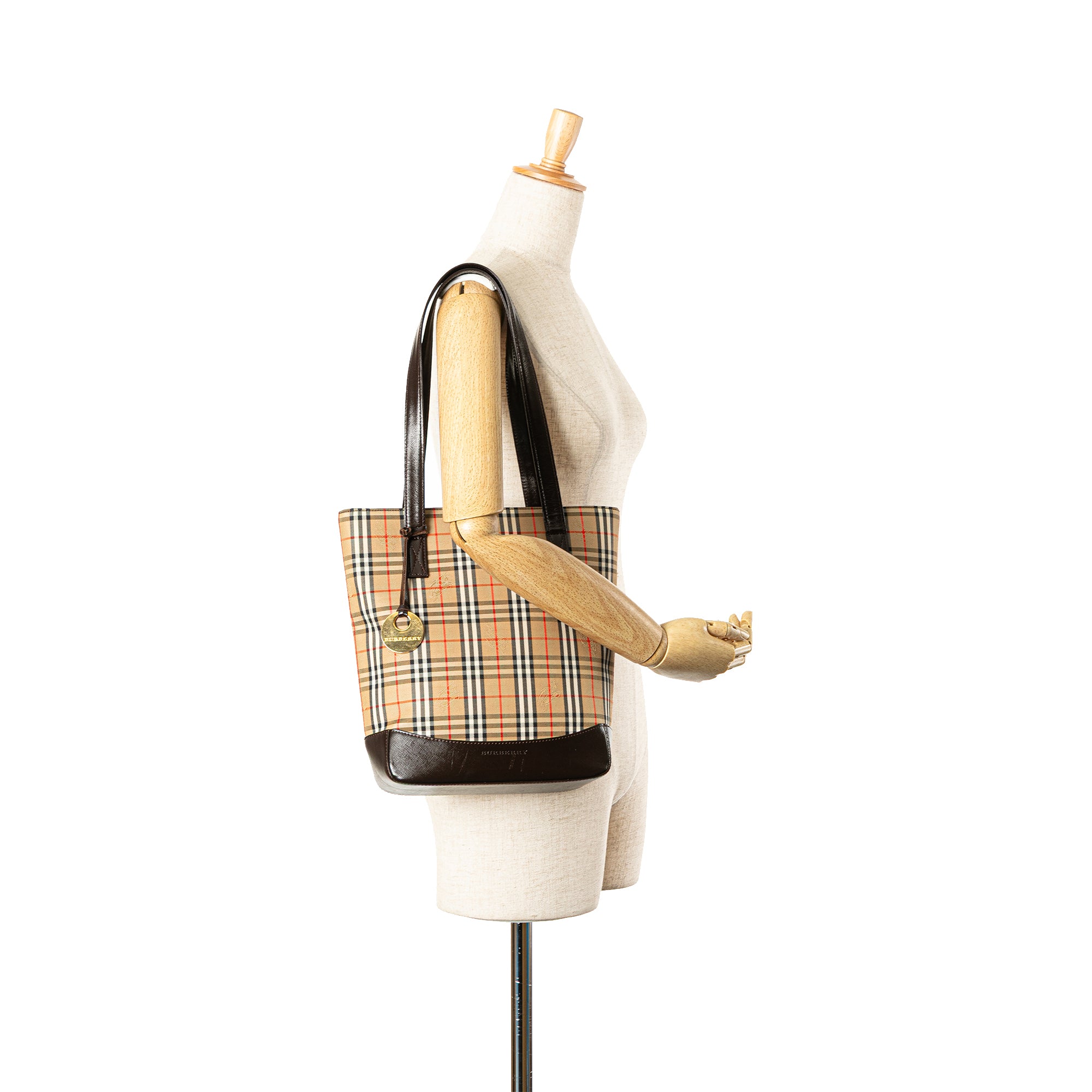 Haymarket Check Canvas Tote