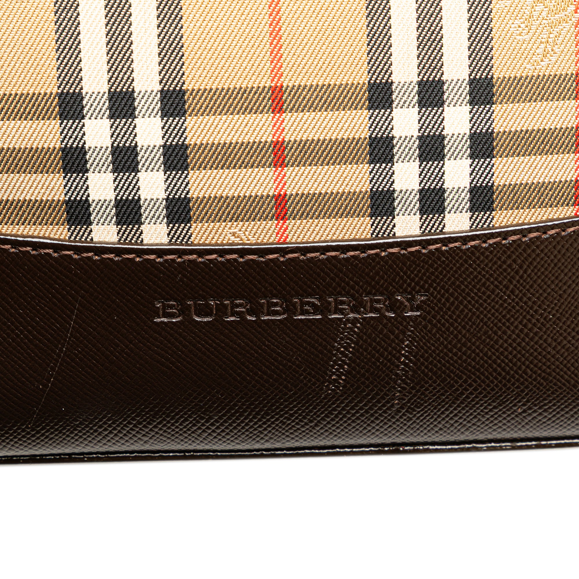 Haymarket Check Canvas Tote