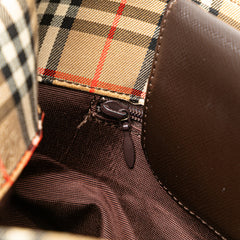 Haymarket Check Canvas Tote