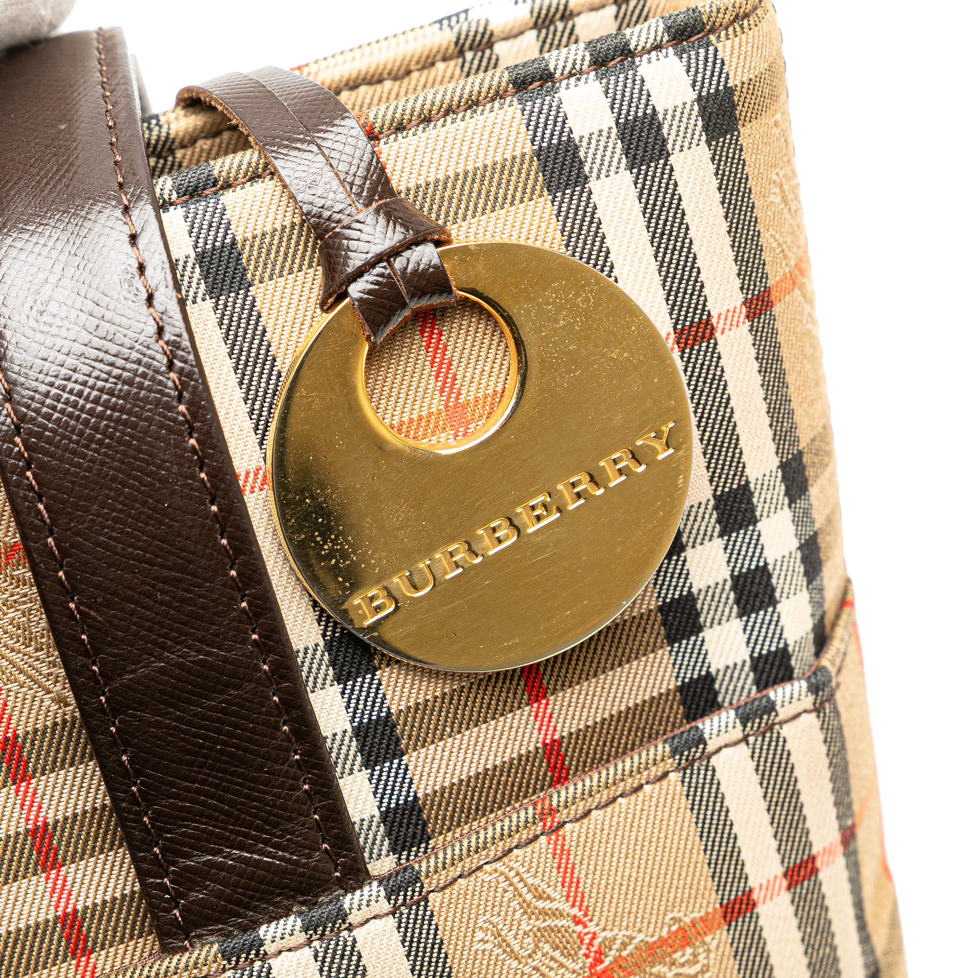 Haymarket Check Canvas Tote