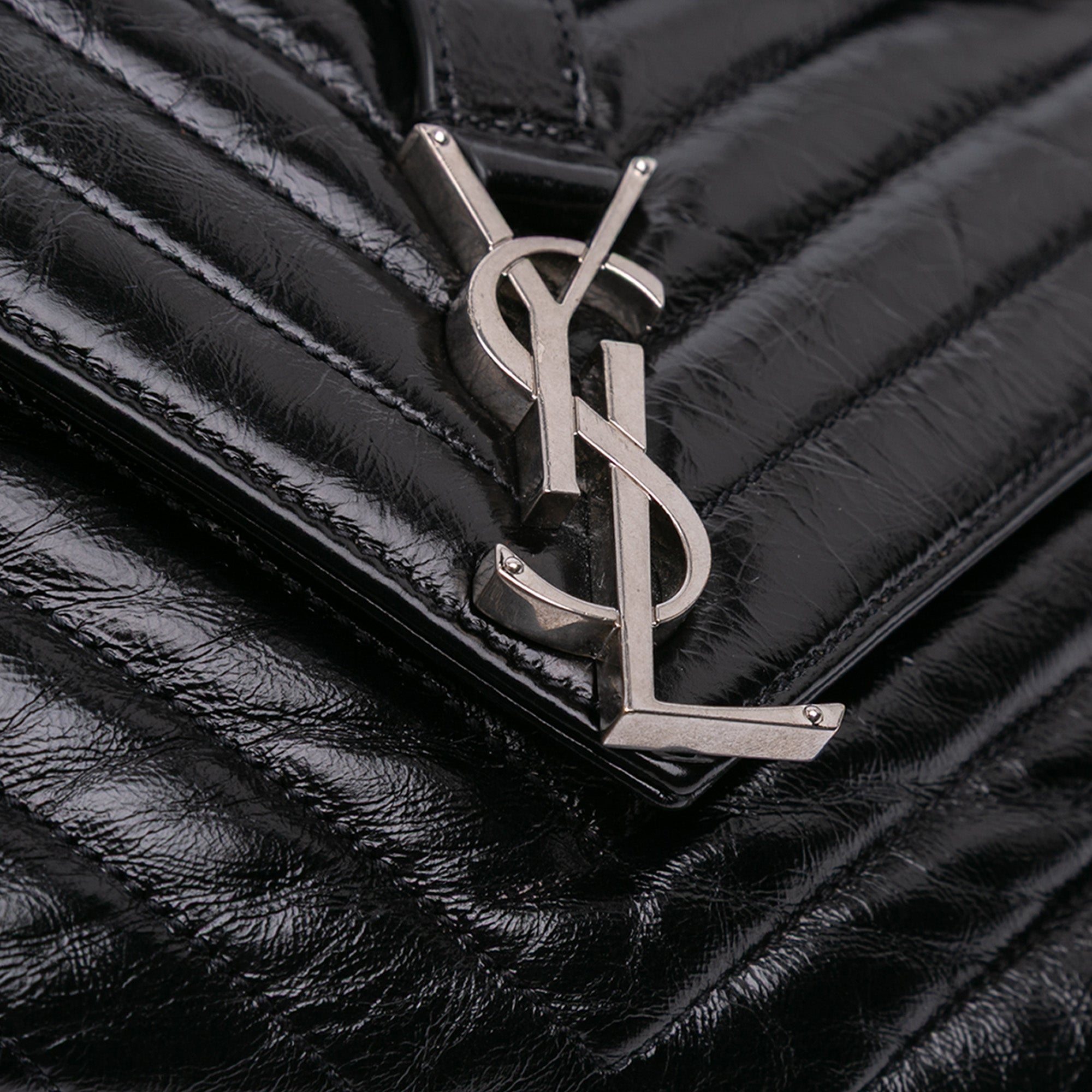 Medium Crinkled Calfskin Punk Chain Bag
