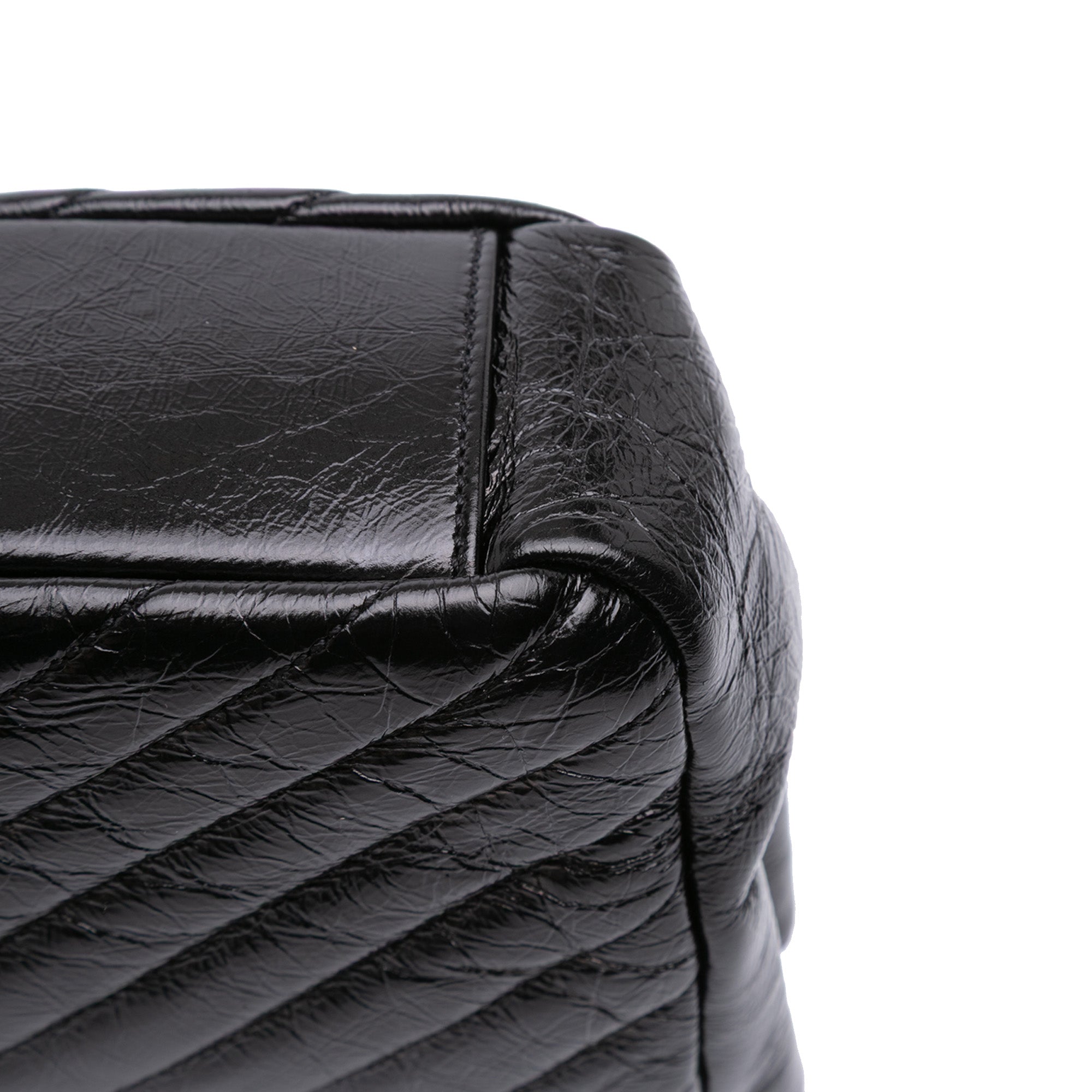 Medium Crinkled Calfskin Punk Chain Bag