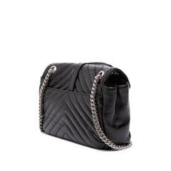 Medium Crinkled Calfskin Punk Chain Bag