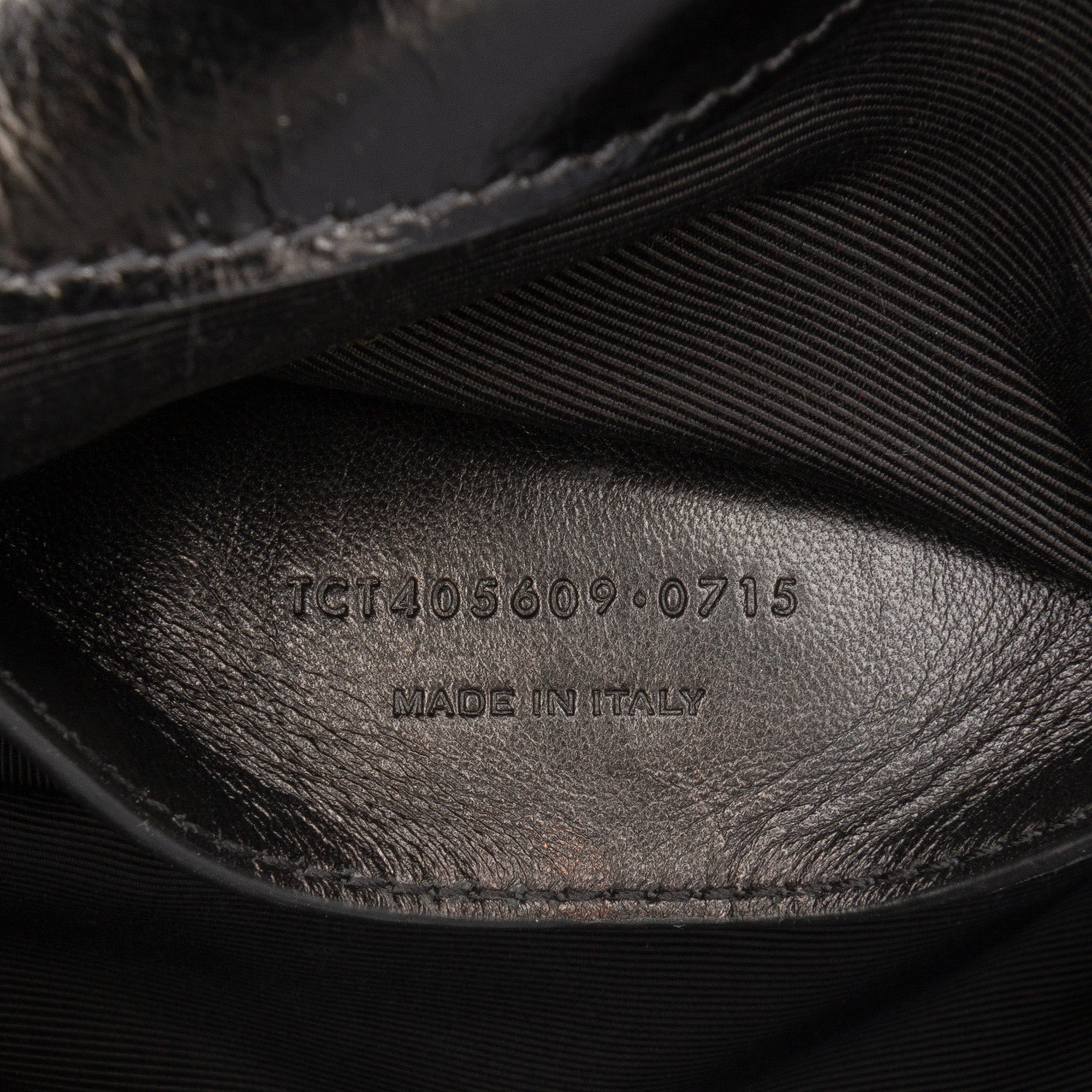 Medium Crinkled Calfskin Punk Chain Bag