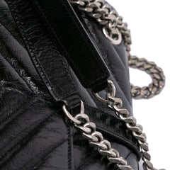 Medium Crinkled Calfskin Punk Chain Bag