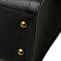 Small Leather Bamboo Diana Satchel