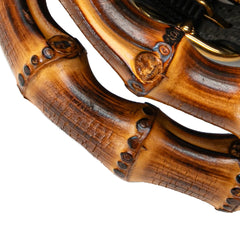 Small Leather Bamboo Diana Satchel
