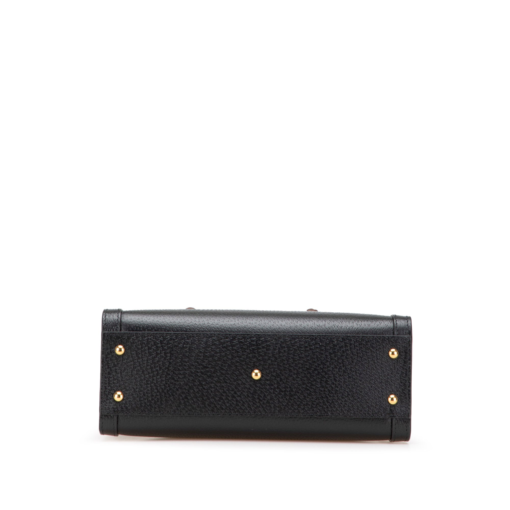 Small Leather Bamboo Diana Satchel