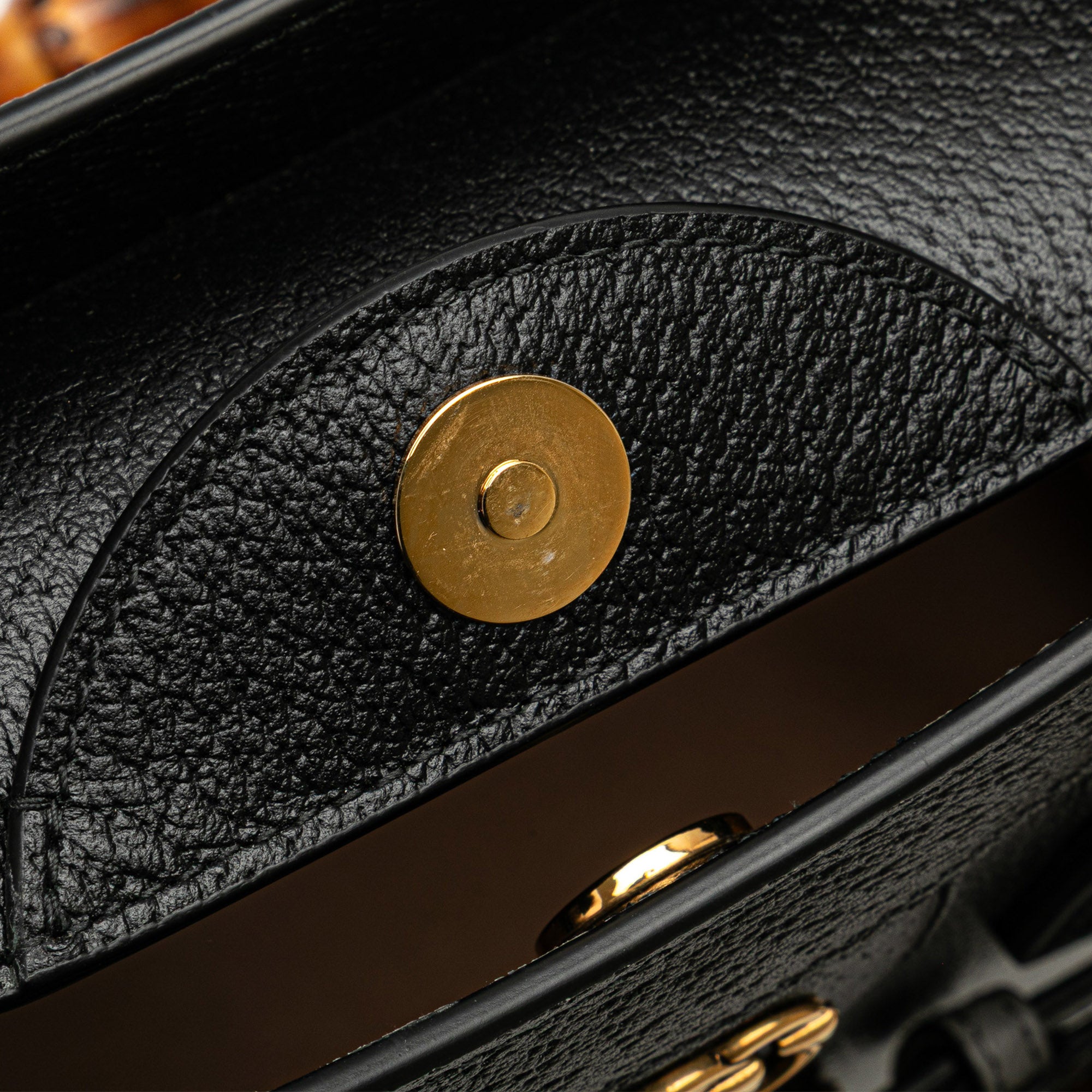 Small Leather Bamboo Diana Satchel
