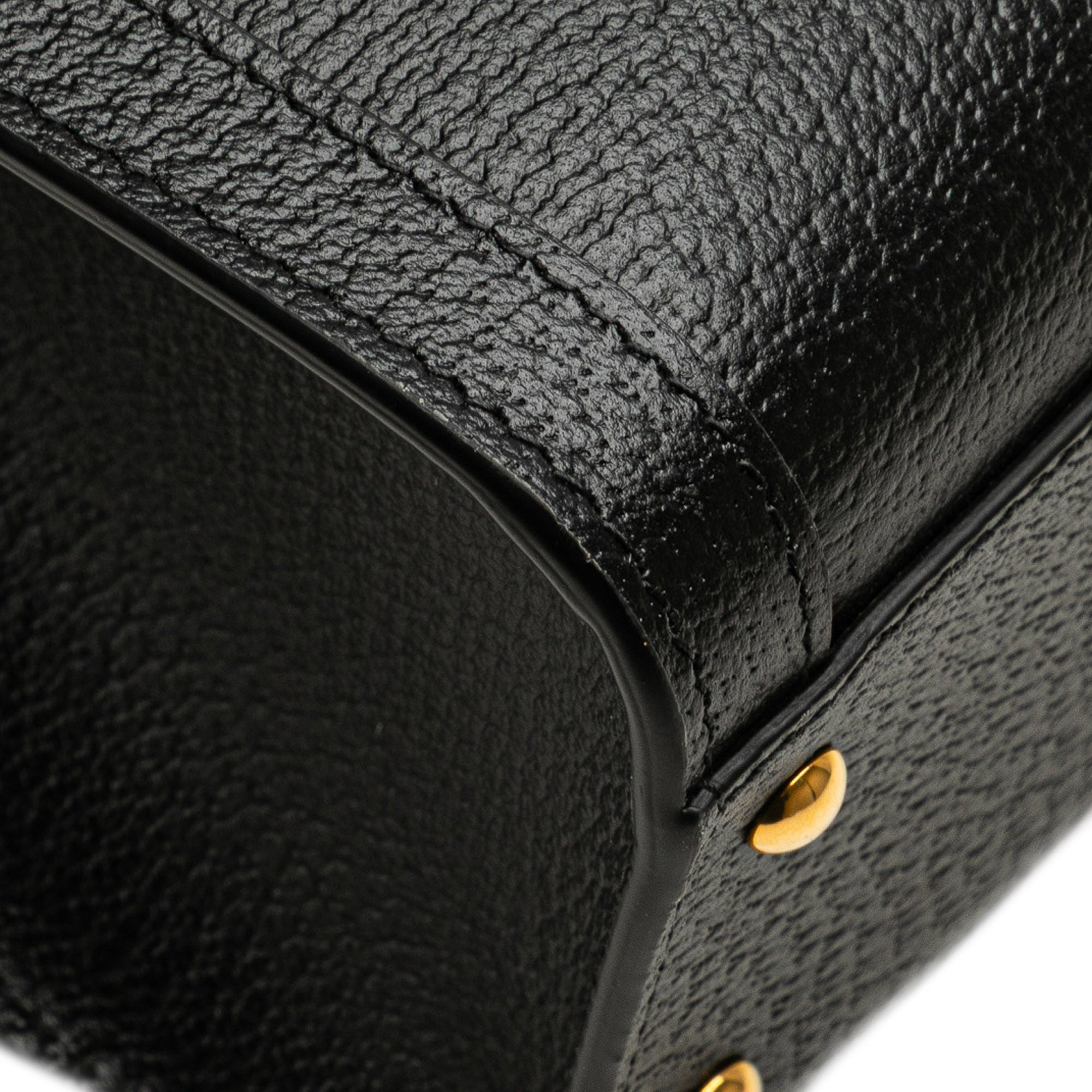 Small Leather Bamboo Diana Satchel