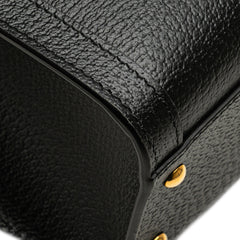 Small Leather Bamboo Diana Satchel