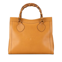 Medium Leather Bamboo Diana Tote