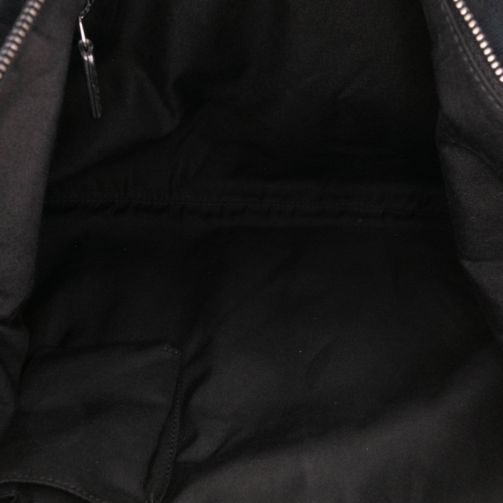 Medium GG Canvas Web Half Moon Crossbody