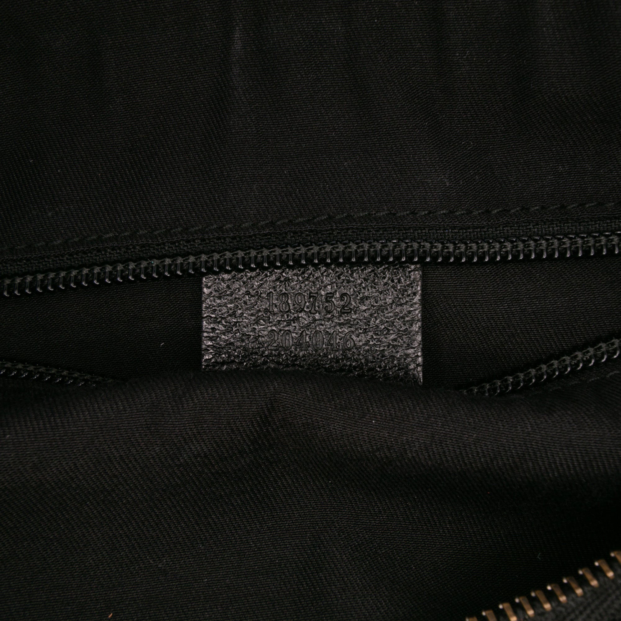 Medium GG Canvas Web Half Moon Crossbody
