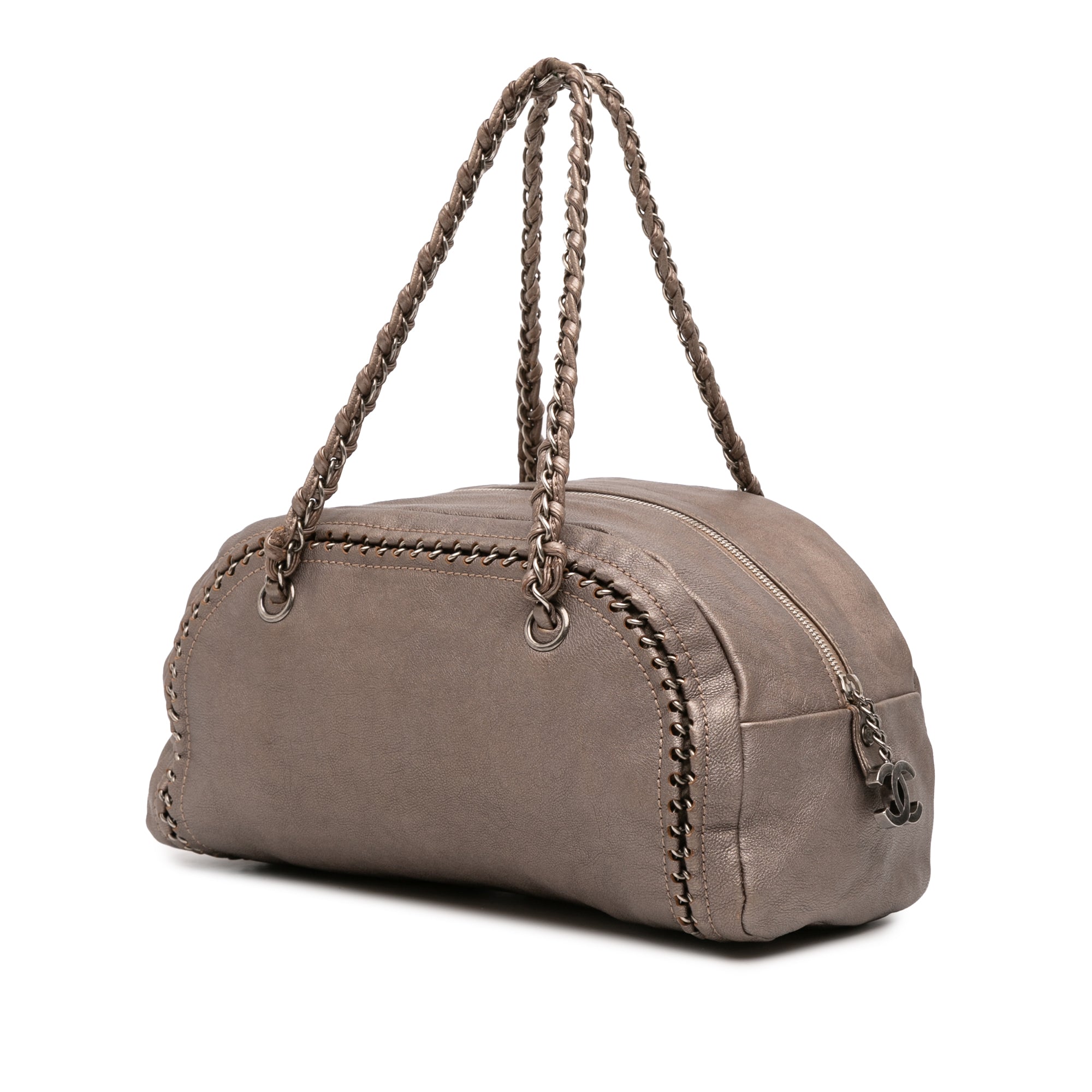 Medium Calfskin Luxe Ligne Bowler Bag