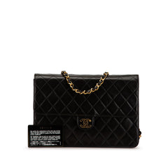 CC Quilted Lambskin Single Flap