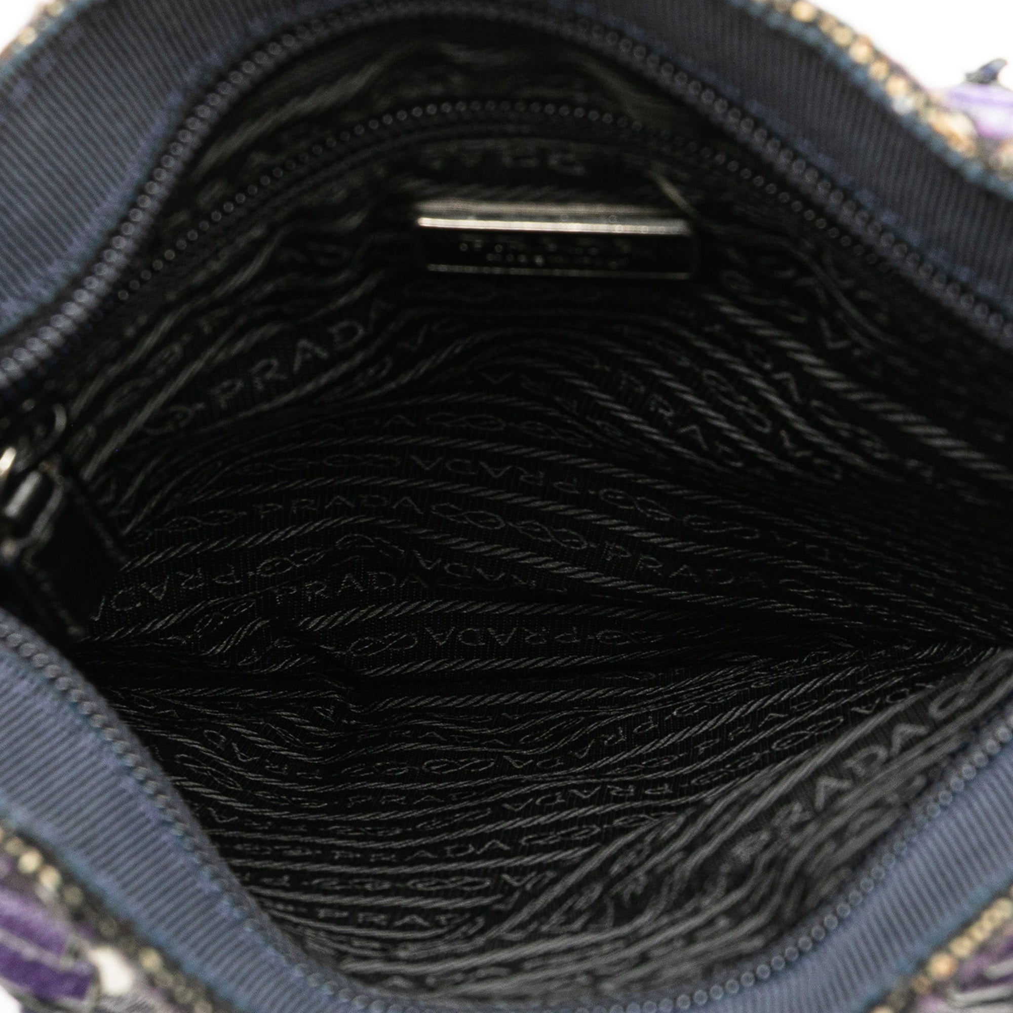 Vitello Trimmed Tweed Flat Tote
