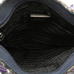 Vitello Trimmed Tweed Flat Tote