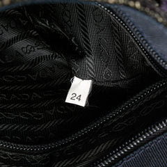 Vitello Trimmed Tweed Flat Tote