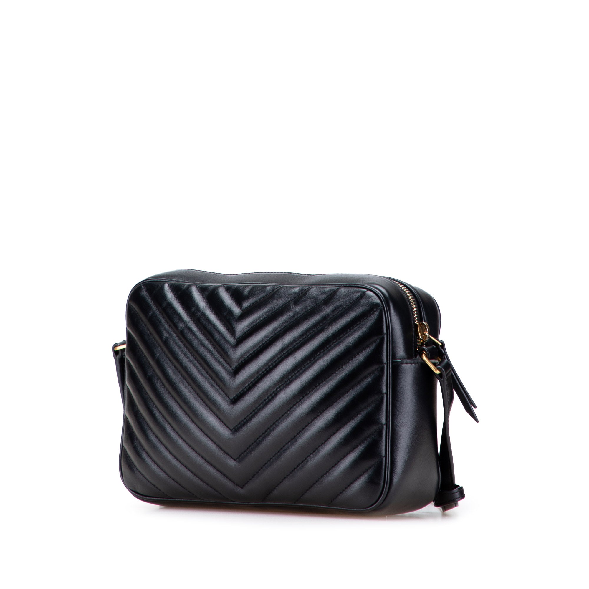 Quilted Leather Monogram Lou Camera Bag