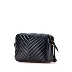 Quilted Leather Monogram Lou Camera Bag