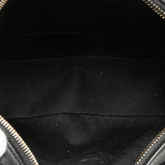 Quilted Leather Monogram Lou Camera Bag