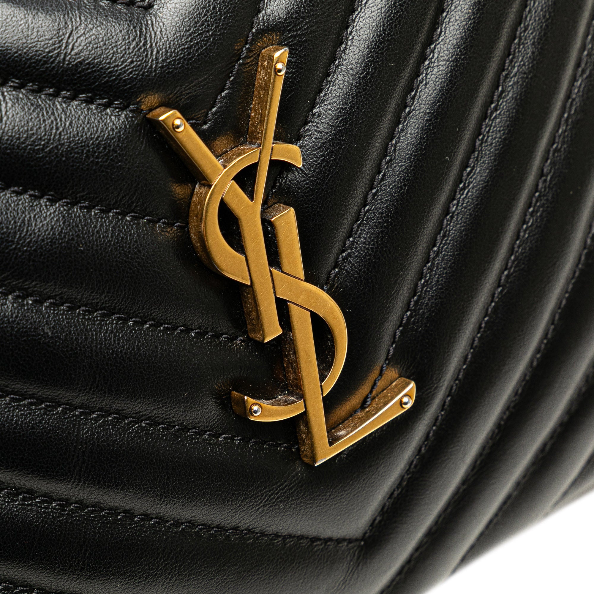 Quilted Leather Monogram Lou Camera Bag