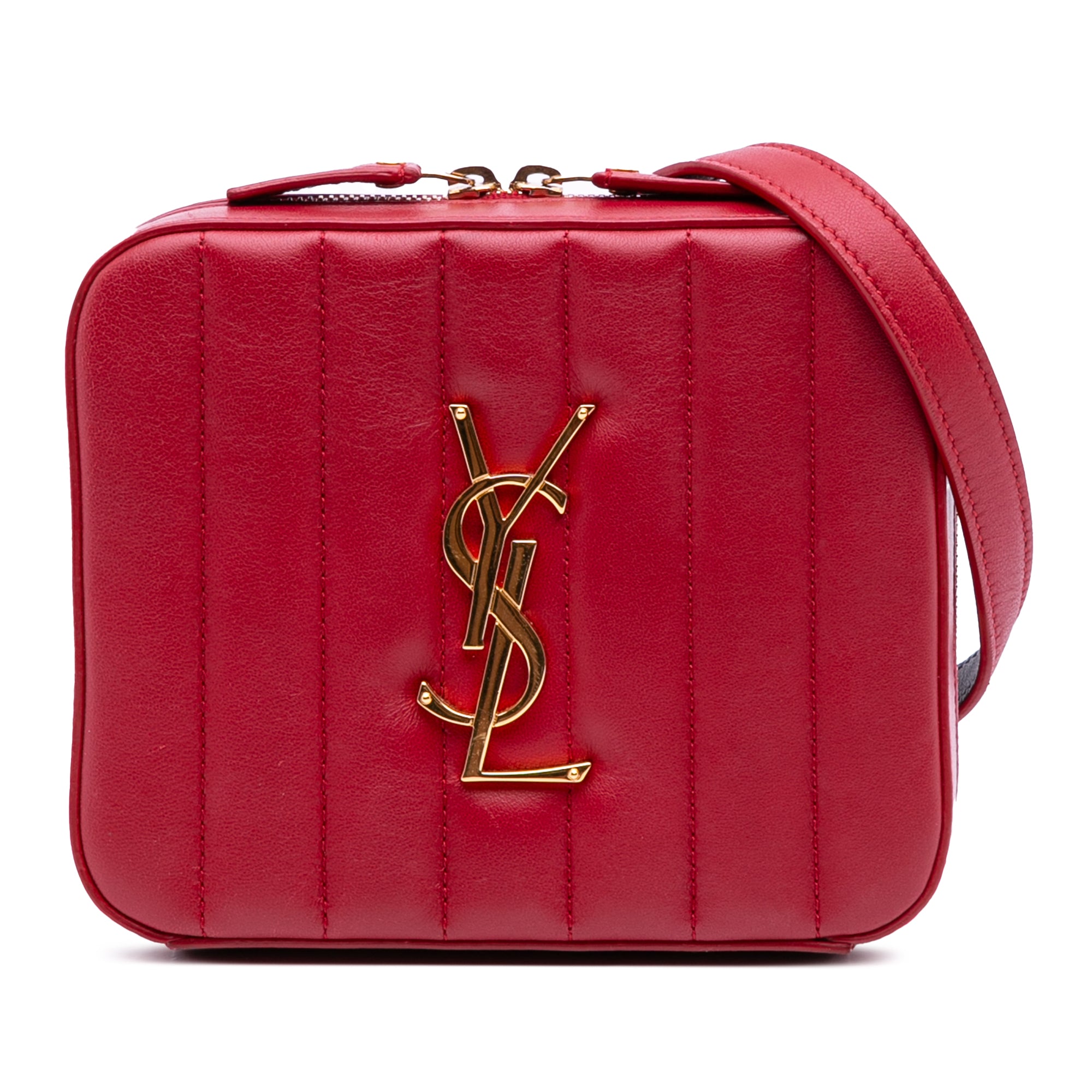 Lambskin Matelasse Monogram Vicky Belt Bag