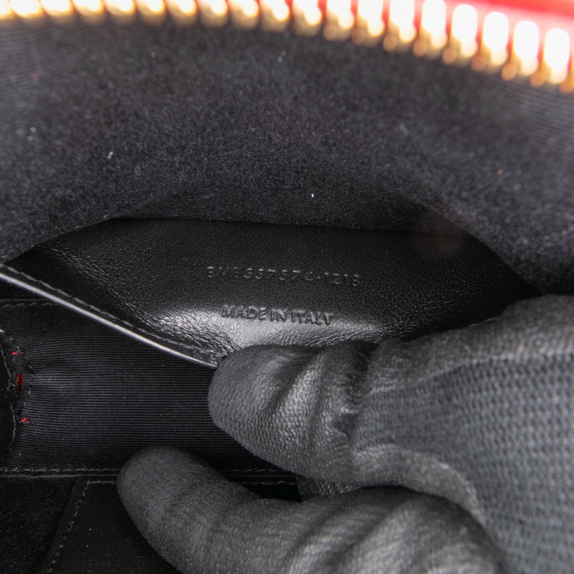 Lambskin Matelasse Monogram Vicky Belt Bag