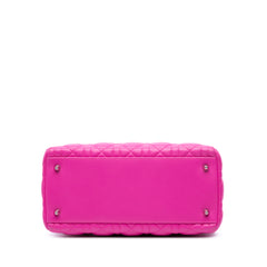 Medium Lambskin Cannage Lady Dior