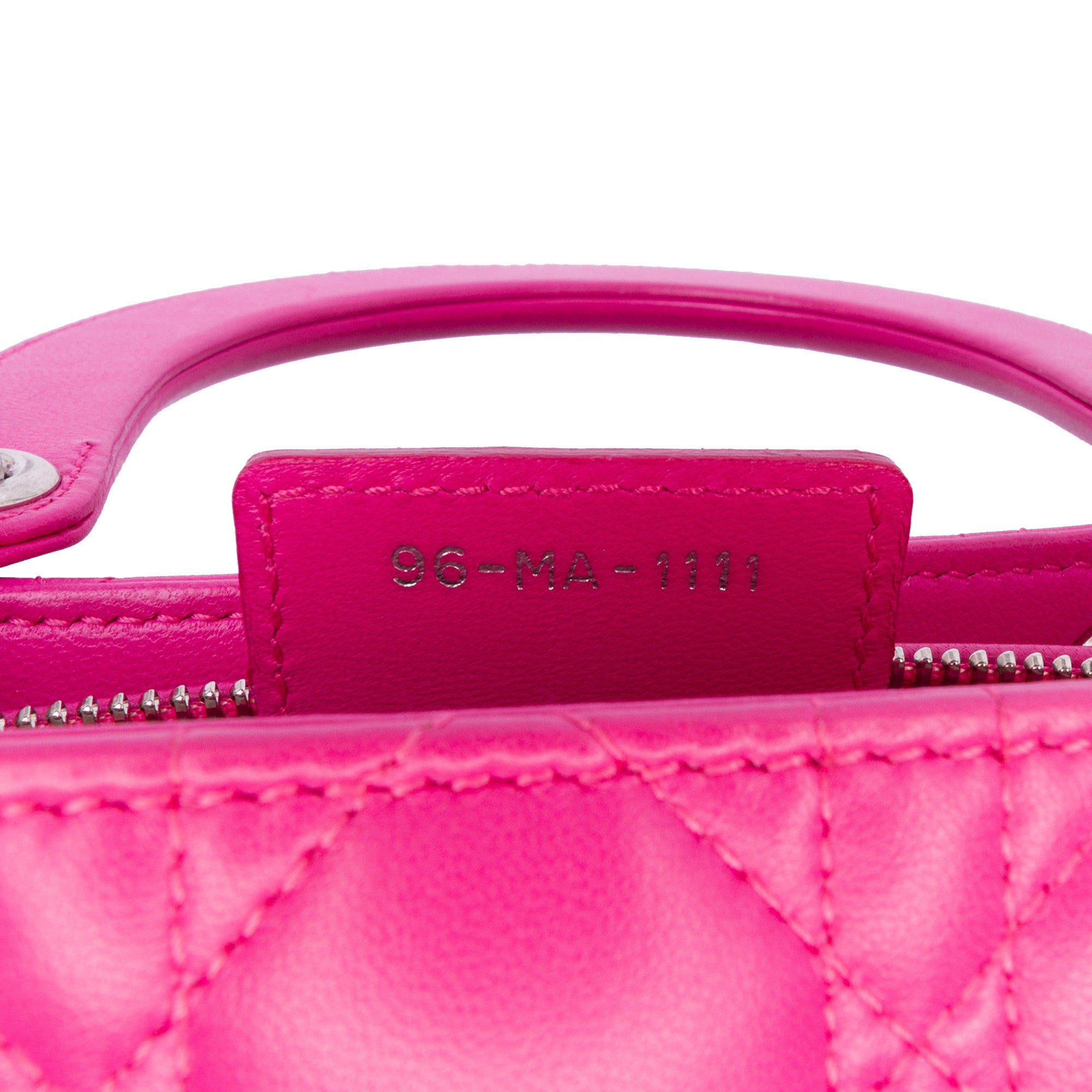 Medium Lambskin Cannage Lady Dior