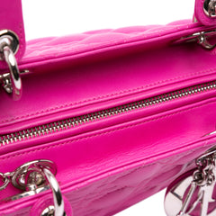 Medium Lambskin Cannage Lady Dior